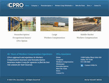 Tablet Screenshot of cproassociates.com